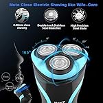 Electric Razor, MAX-T Corded and Cordless Rotary Shaver for Men with Pop Up Trimmer,IPX7 100% Waterproof Wet Dry with…