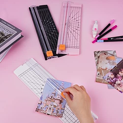 Image of Flintronic Paper Cutter, A4 Mini Paper Cutter, Portable Paper Cutter with Automatic Safety Protection, Cutting Machine Paper Cutter for Scrapbooking, Cards, Craft Paper, Photos