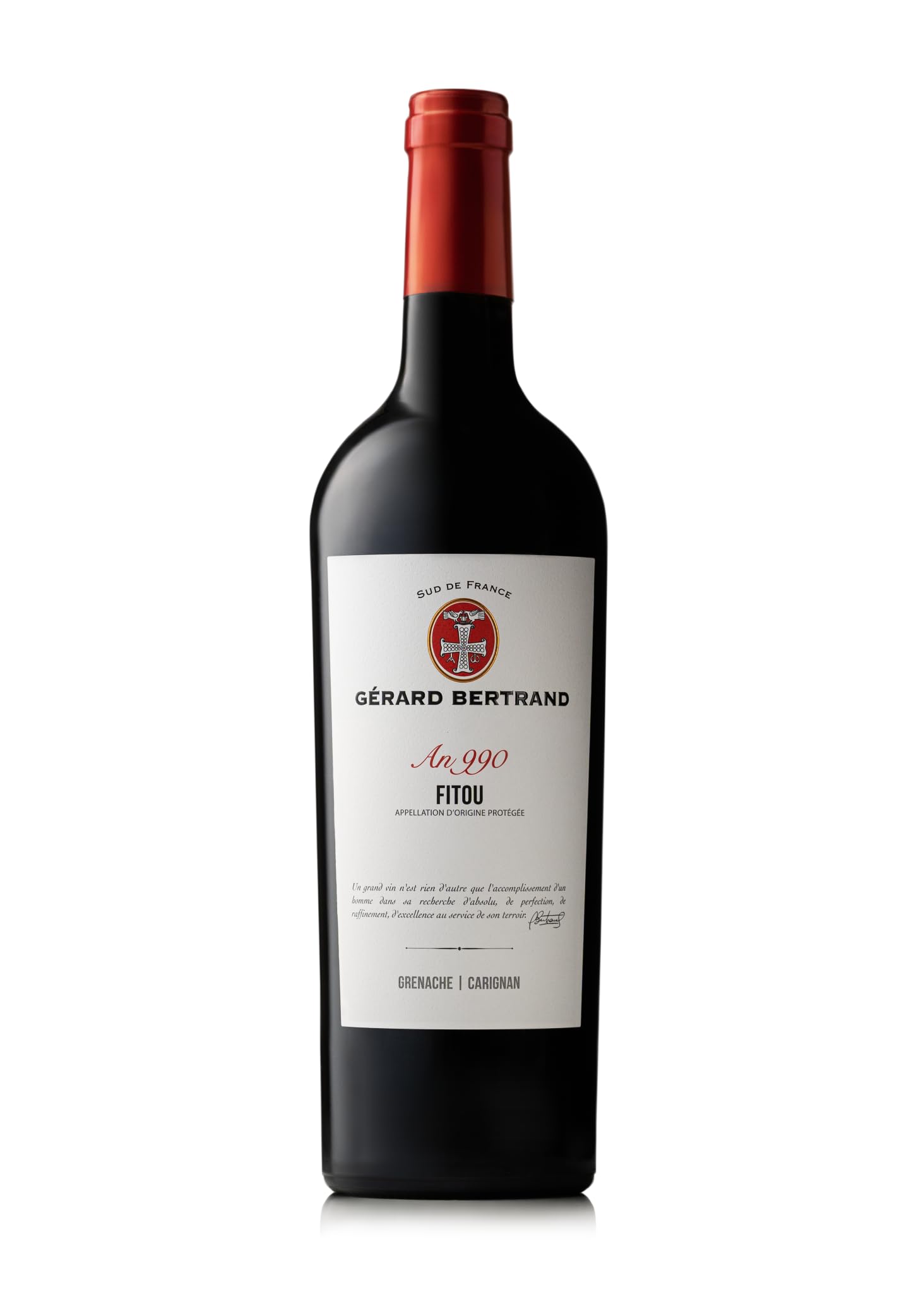 Gérard Bertrand Héritage An 990 rouge AOP Fitou 2022 6x75cl