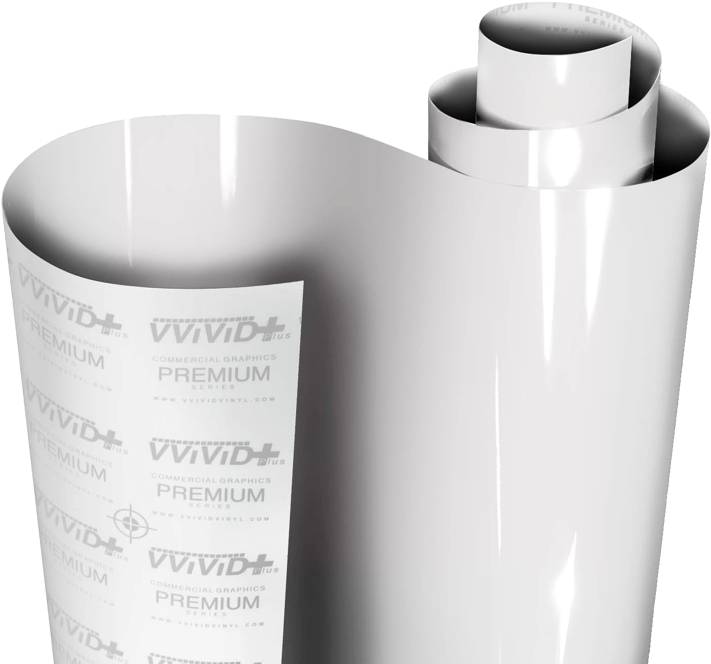 VViViD+ Premium Vinyl Wrap Film (2ft x 5ft, Gloss Suzuka Ice Grey)