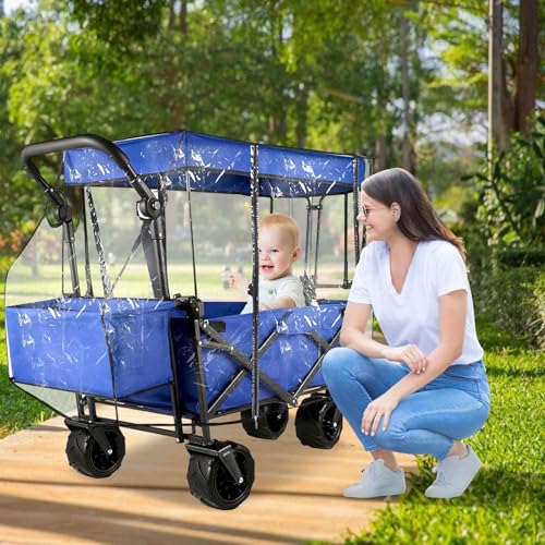 Housse de pluie pour chariots pliables évitant les infiltrations d'eau - 3