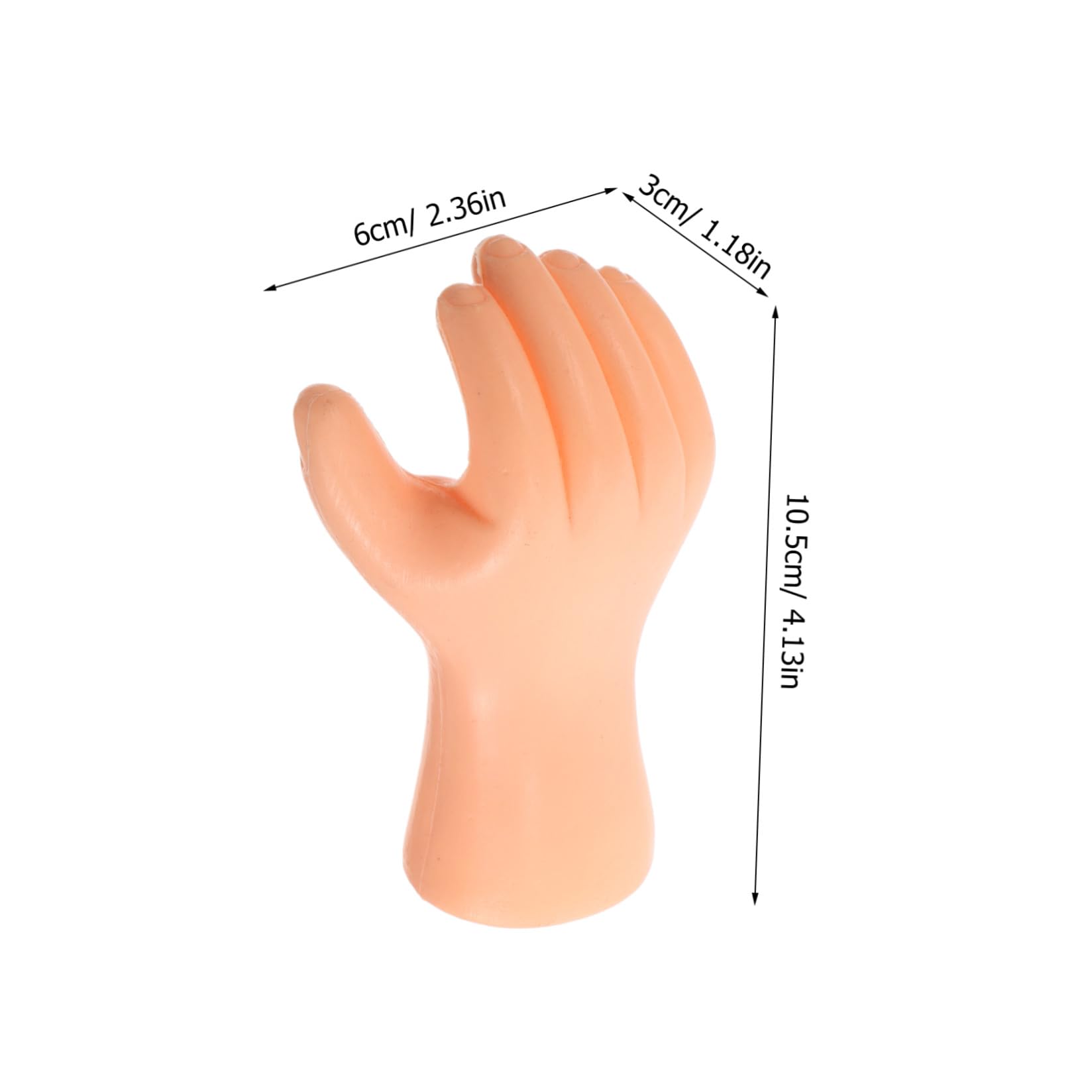 HANABASS 18 Paia Kit Mani in Plastica per Accessori Artigianali per Marionette Parti Miniature Realistiche per Creazioni Personalizzate e Riparazioni DIY
