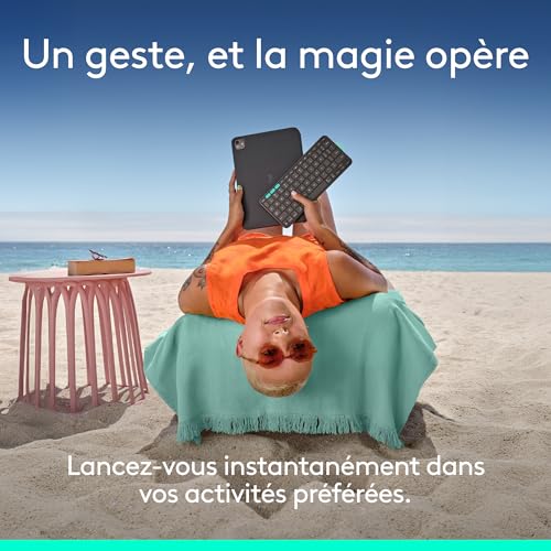 Flip Folio étui clavier pour iPad Pro 11 pouces M4 et iPad Air 11 pouces M2 et M3 5e génération 2024 - vue 4