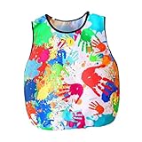 【Caractéristiques】 : d'art imperméable est conçue sans manches, offrant aux enfants une commodité pour jouer, adaptée pour une utilisation à la maison, à la maternelle ou en cours d'art.