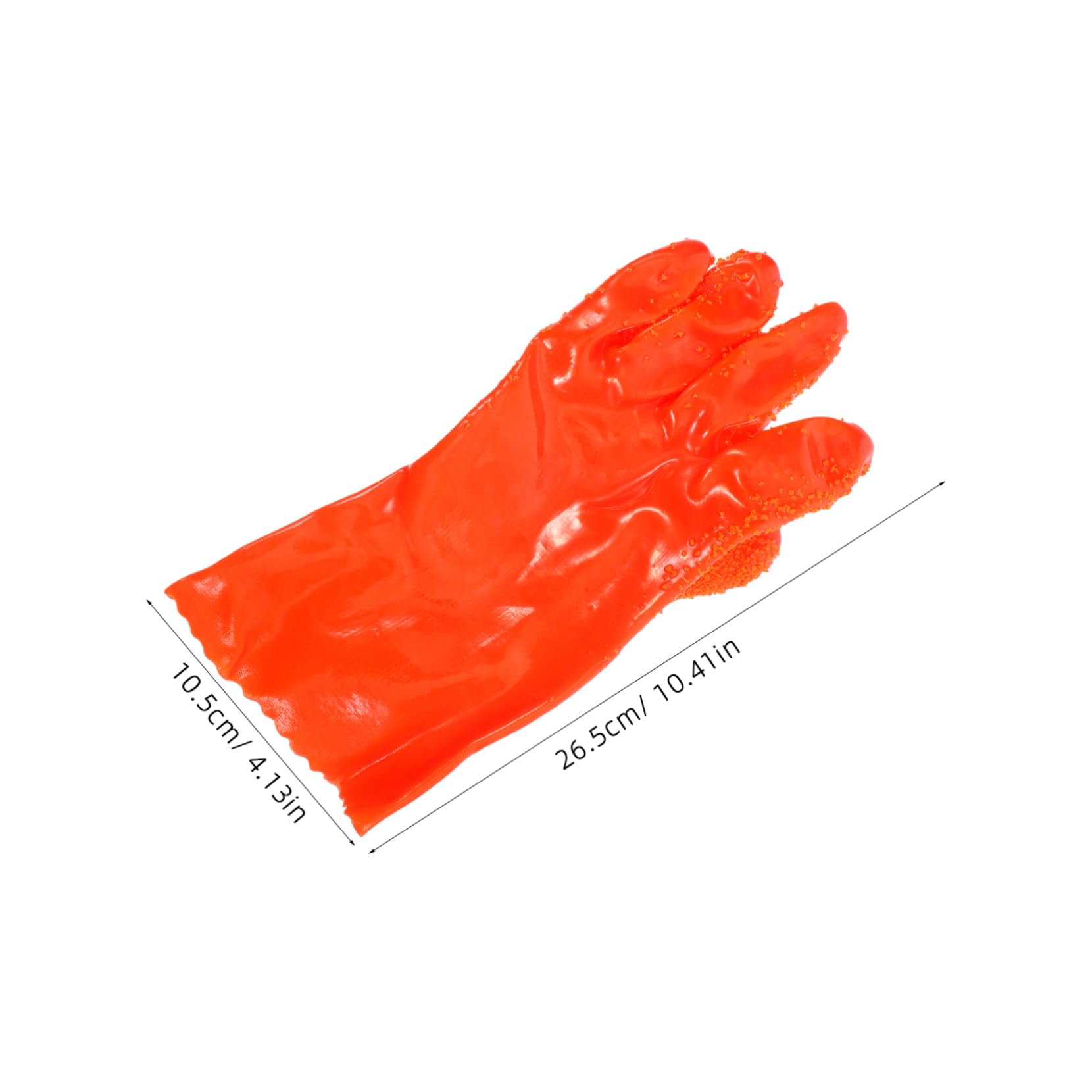SEWACC 6 Guantes de Limpieza Impermeables Antideslizantes para Drenaje y Plomería de Guantes Resistentes la Abrasión Diseño Flexible Tipo Serpiente Uso y Seguro