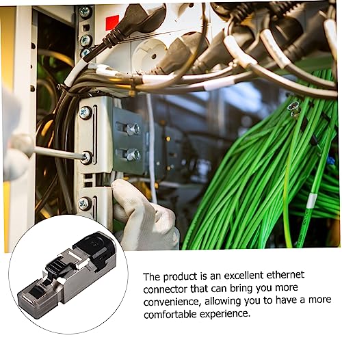 Conector modular ethernet pasante Cat 6 6a protegida jojofuny miniatura 7