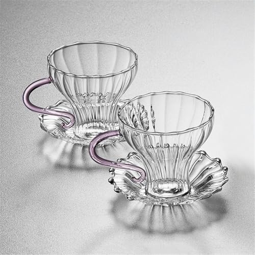 Vasos de vidrio de borosilicato transparentes 160 ml para té 5