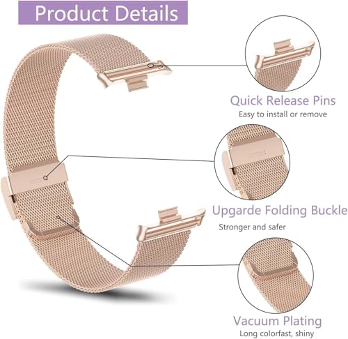 Correa metálica compatible con Huawei Watch Fit 3/4/4pro miniatura 6