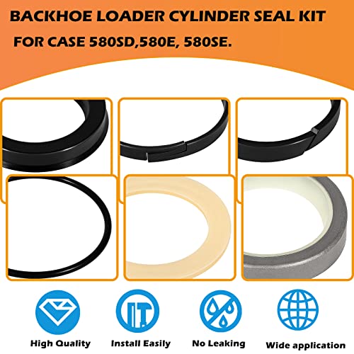 Image of Whole Machine Seal Kit for Case 580E 580SE 580SD, Boakhoe Loader Bucket Hydraulic Cylinders Replacement Seal Kit G109456*2+G109417*2+G109423*5+G109460*2+G109504+G109452