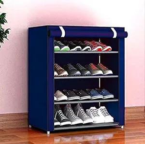 GOLAJI Shoe Rack for Home Storage Multipurpose Rack Organizer for Shoe/Office etc (Blue)