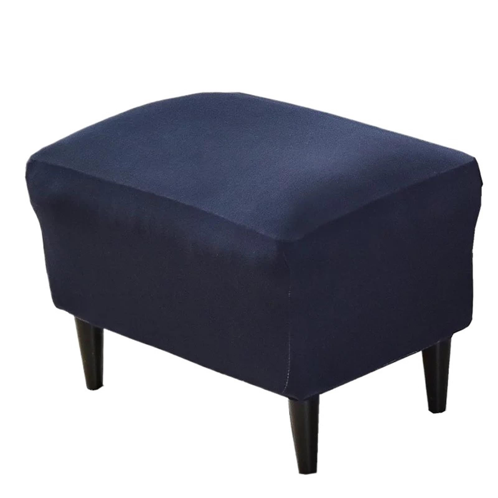 YXINAER Foot Stool Cover Elastic Spandex Ottoman Cover Solid Color Stool Covers Rectangle Footrest All-inclusive Footstool Slipcovers(C1 Bench seat cover)