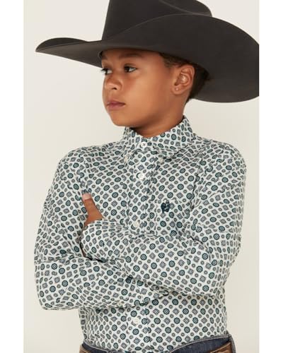 Cinch Boys' Printed Long Sleeve Button-Down Western Shirt - MTW7060377 X- US2