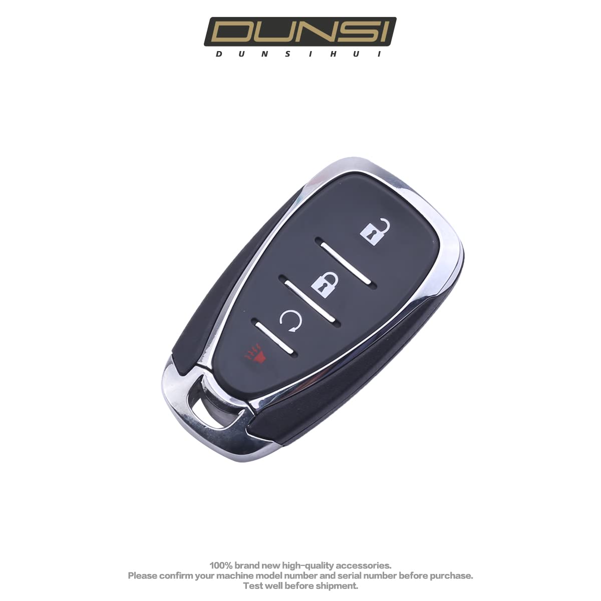 DUNSIHUI HYQ4EA 13585728 - Telecomando di controllo senza chiave, 433 MHz, 4 pulsanti, ricambio per veicoli Volt Cruze Traverse