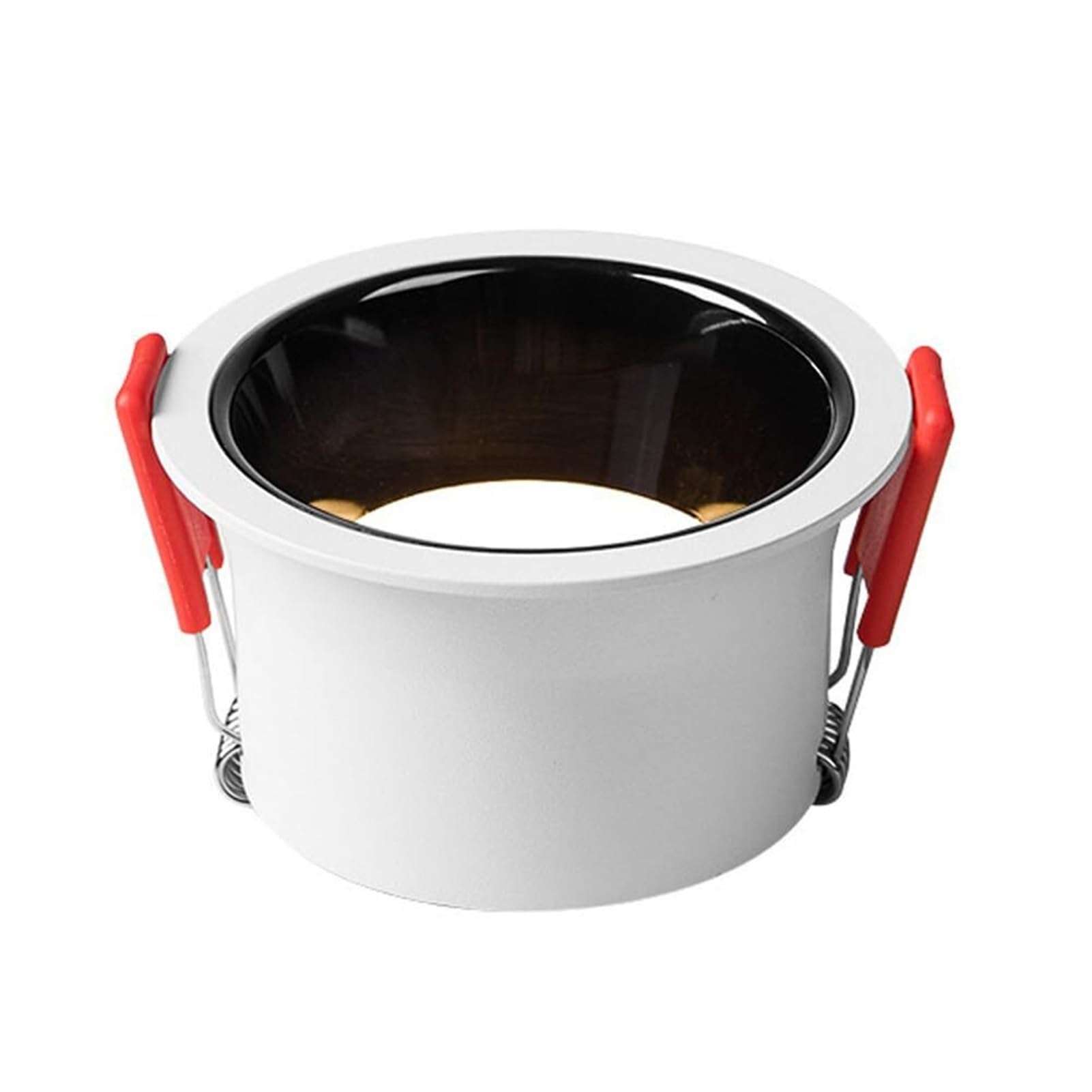 12W Dimmable Aluminum Recessed Downlight Round Baffle Trim 3000K 4000K 6000K Selectable White Round Can Lights Fixture