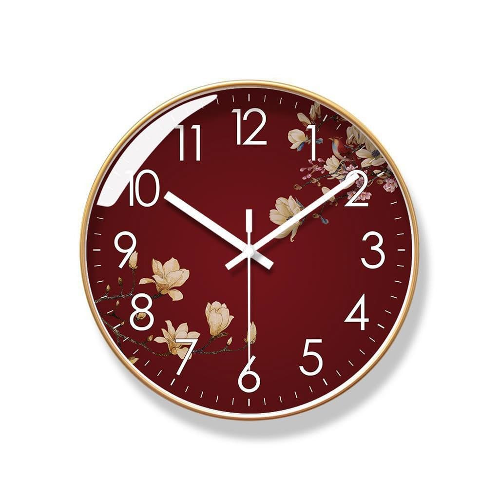 Orologio da parete Orologio da parete for soggiorno Orologio da parete Orologio da parete Orologio da parete in stile cinese Orologio al quarzo creativo silenzioso Reloj De Pared(B)