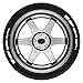 LOVOICE Autocollant pour pneu de voiture, inscription des pneus, autocollant réfléchissant, décoration de pneus, autocollant pour pneu de voiture, protection de roue.