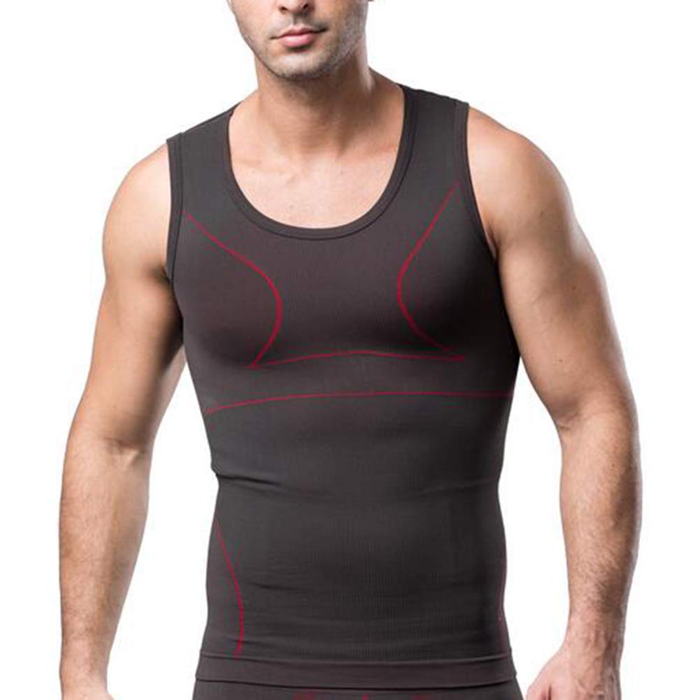 Men Slimming Vest for Weight Loss Body Shaper Abdomen Slim Shirt Compression Undershirt Tank Top Sha