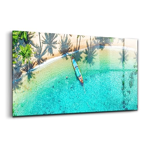 Peinture murale en verre 120x60cm Koh Tao Wallfluent