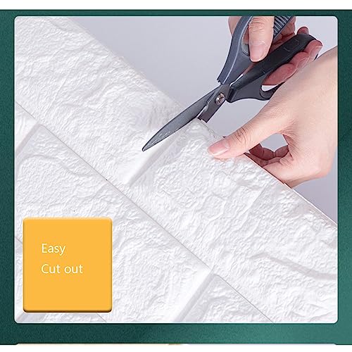 Panneaux muraux 3D mousse pour masquer un mur abîmé et humide - 8
