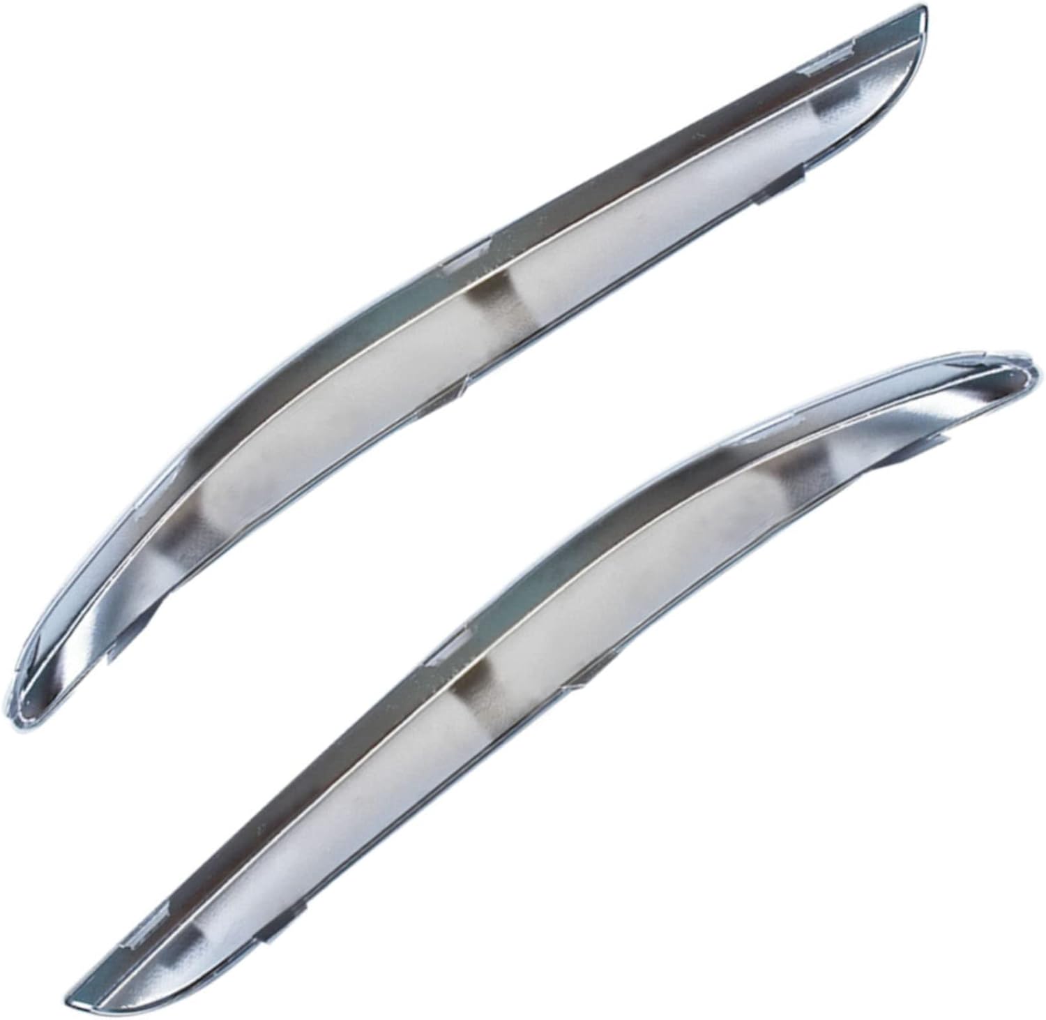 Front Bumper Molding Chrome Trim Set 2-Pack Bumper Trims Replacement for 300 2011-2014