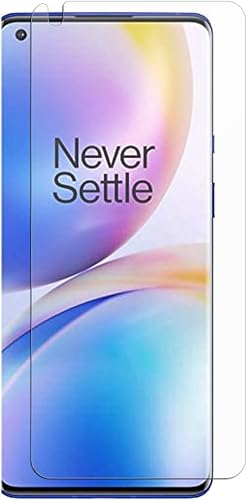 Paquete de 2 protectores de pantalla para OnePlus 8 (6.5 pulgadas) Accesorios compatibles con fundas, cobertura completa flexible, película de TPU