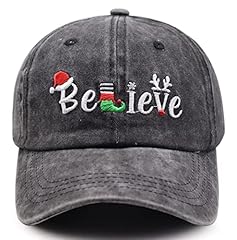 Merry Christmas Embroidered Black