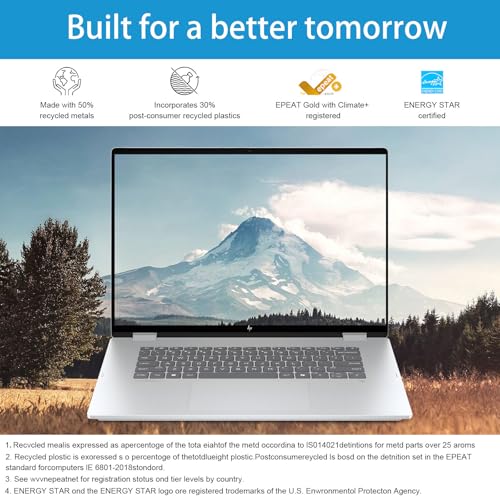 Image of HP OmniBook 7 17.3 Inch Next Gen AI PC, 17.3 inch FHD IPS Business Touchscreen Laptop, Intel Core Ultra 5 226V, 16GB LPDDR5X-8533 MT /s 1TB SSD, Intel Arc GPU, Backlit KB, Windows 11 Pro, Copilot+ AI PC