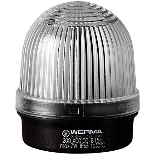Werma Signaltechnik Avertisseur optique 200.400.00 12-240V AC/DC lumière permanente IP65 1 pc(s)