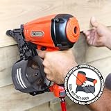 TACWISE 1795 Type 2.1/38 mm Galvanised Conical Top Coil Nails, Diamond Point, Ring Shank, 16° Inclined, Wire Collated, Pack of 5400 - Image 6