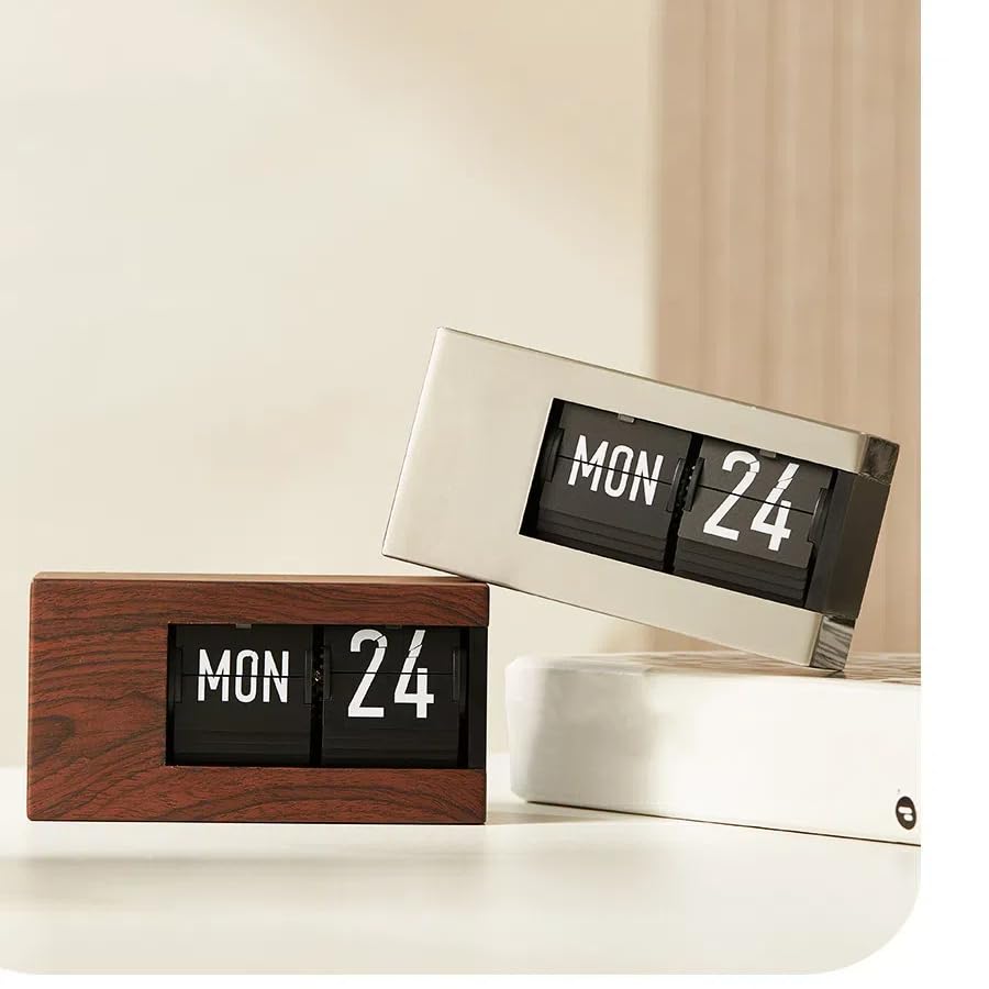 アンティーク　回転カレンダー　アメリカ Amazon.com: Itigoitie Calendar Flip Clock,Intelligent Perpetual
