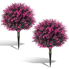 2pcs 21.6in Red Boxwood