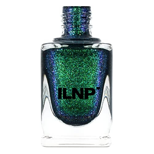 Image of ILNP Riddle Me This - Deep Blue Holographic Shimmer Nail Polish