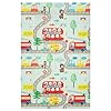 HUMBI Alfombra de juegos para bebé, espuma XPE, doble cara, plana, impermeable, tamaño extra, antideslizante, 120 x 180 cm (bosque, carreteras) #3