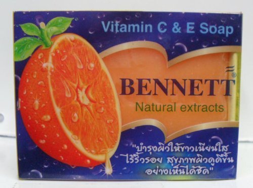 BennetVitamin C & E Soap Natural Extract 130 G. Thailand Product