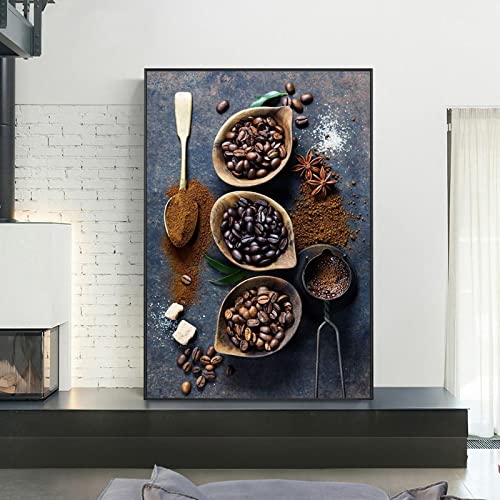 Déco murale café KEBIA poster géant 80x110 cm habillage mur salon salon scandinave