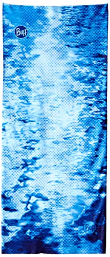 BUFF Kids & Baby Junior Coolnet UV+ Pelagic Camo Blue, One Size