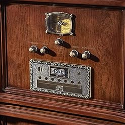 JRZTC Gramophone en Bois phonographe Gramophone Platine Vinyle Tourne-Disque Haut-parleurs contrôle du système stéréo 3… - Les Beatles, Paul McCartney, John Lennon, RIngo Starr, George Harrison JRZTC Gramophone en Bois phonographe Gramophone Platine Vinyle Tourne-Disque Haut-parleurs contrôle du système stéréo 3… – Image 3