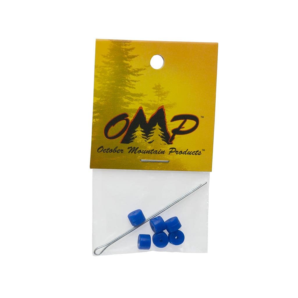 October Mountain Products Turbo Button 2.0 (5 Pack - Blue)