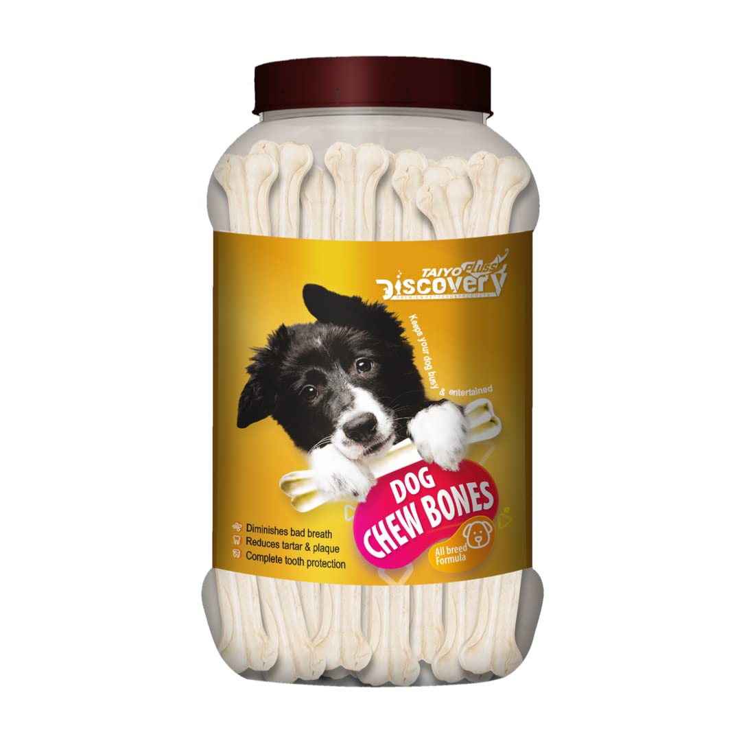Taiyo Pluss Discovery Pressed Chew Bones, Dog Treats, 3 inches, 750 g (B09QCD6J31) Amazon Price History, Amazon Price Tracker
