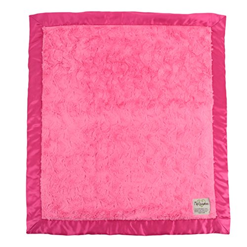 My Blankee Luxe Bella Blanket, Raspberry, 30" x 35" Amazon.in Baby