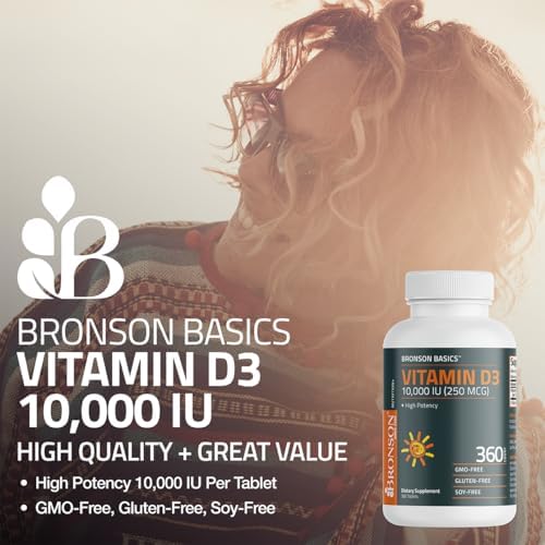 Vitamin D3 10,000iu (250mcg) 1 Year Supply