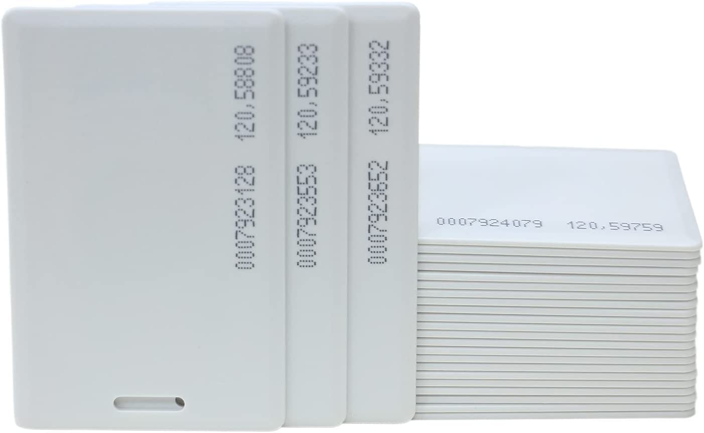 Rubik RFID Cards 125khz TK4100 (Read Only) Compatible with EM4100 Clamshell ID Proximity Cards (10 Cards)