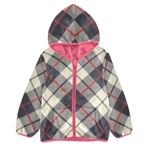 GuoChe Blue Beige Toddler Boy Fleece Jacket