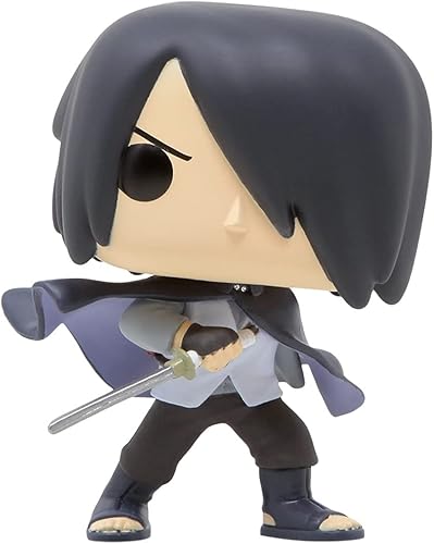 Miniatura 5 de POP Boruto: Naruto The Next Generation - Figura de vinilo Funko de la serie especial de Sasuke con capa sin brazo, multicolor de 3.75 pulgadas