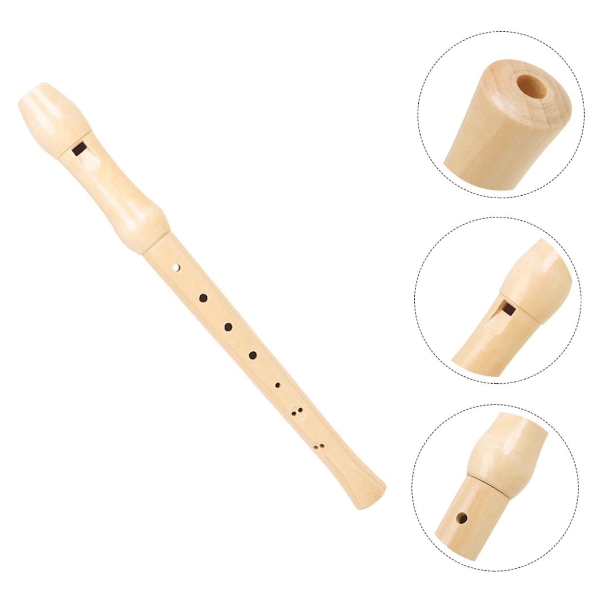 TOYANDONA Professionally Designed Recorder 8-hole Boys and Girls Clarinet Music Education Tool