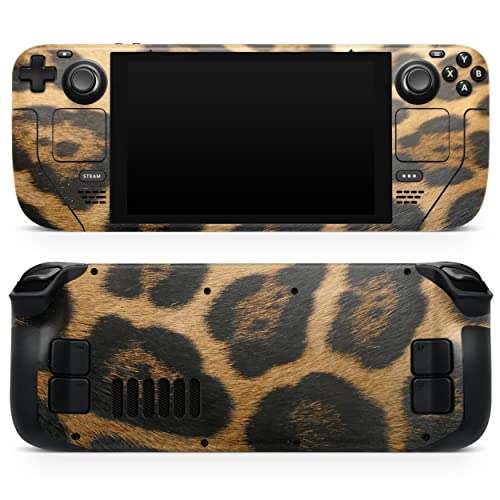 Design Skinz - Compatible with Steam Deck - Skin Decal Protective Scratch-Resistant Removable Vinyl Wrap Cover - Real Thin Vector Leopard Print