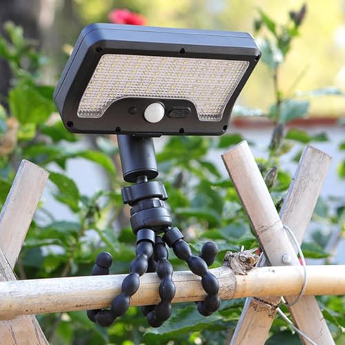 Luces solares de movimiento impermeables para jardín y lámpara regulable 600 lm 3