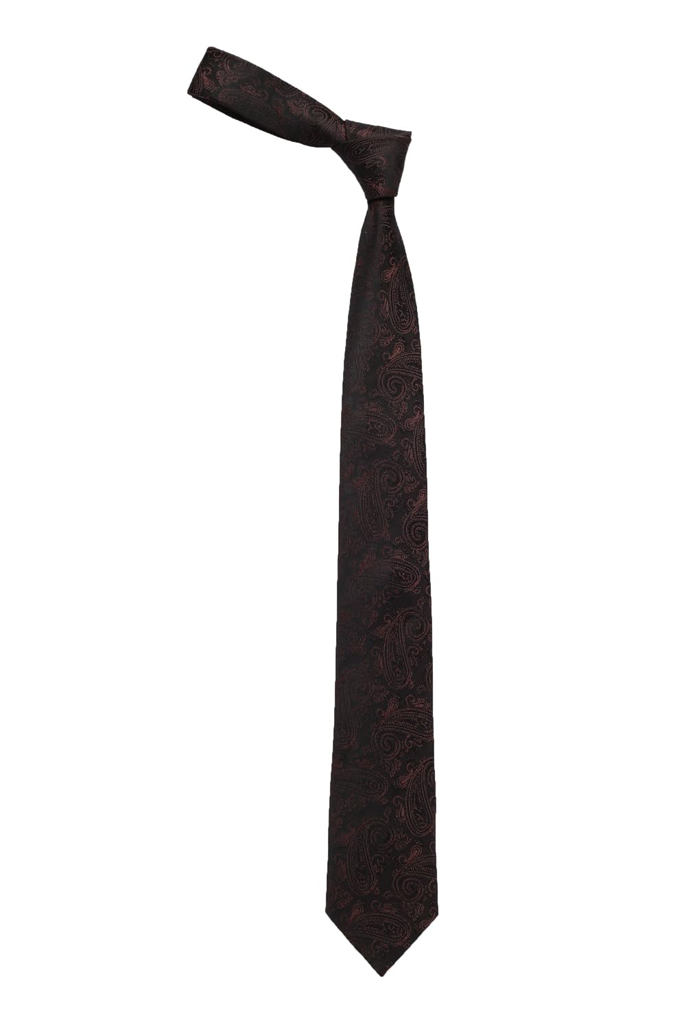 van heusen Men Black Embroidered Casual Tie-picture-35