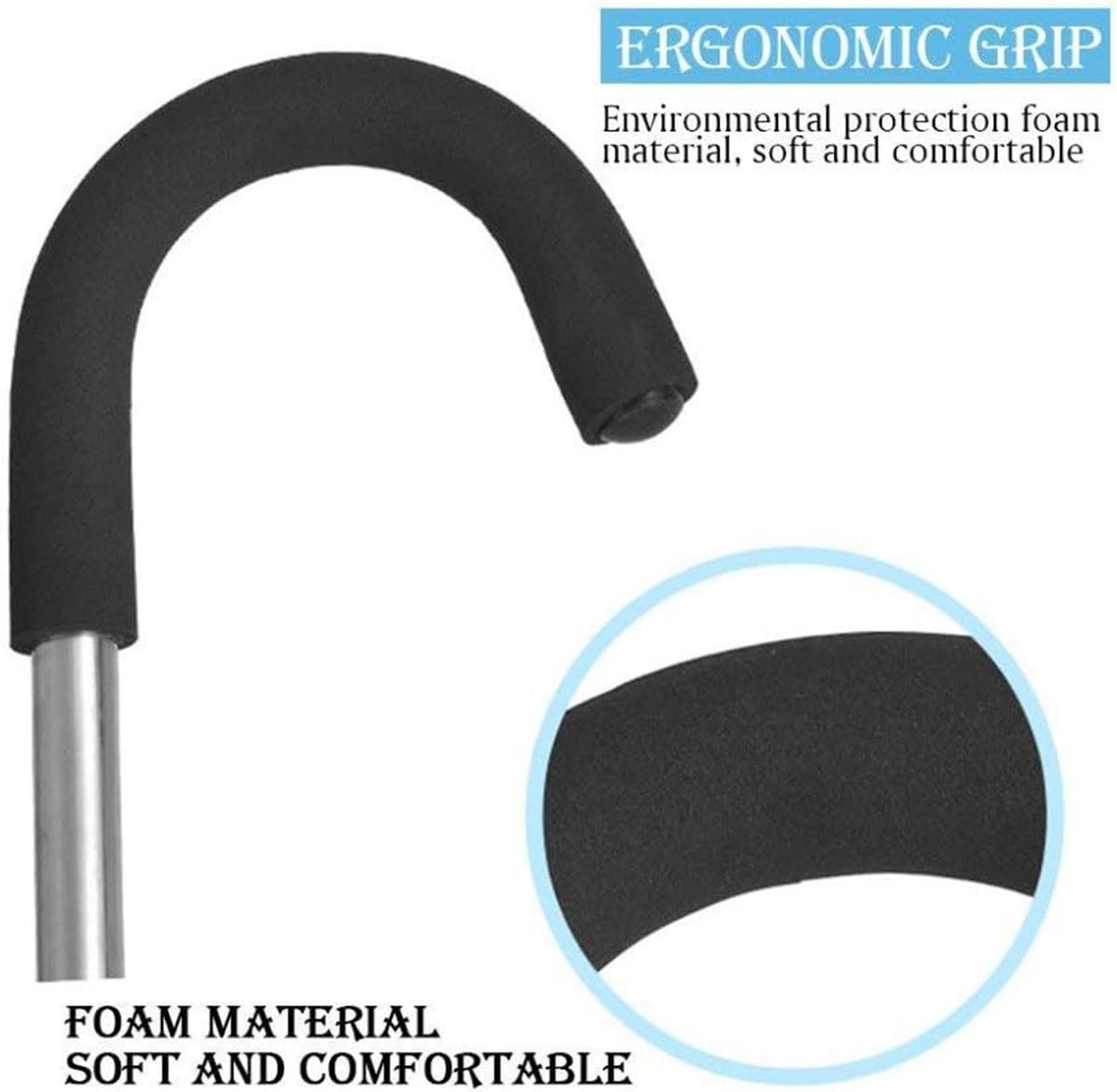 Bastón para Trípode con Asiento Bastón con Silla para Caminar Plegable Bastón Ortopédico Taburete Mango Ergonómico para Personas De Mediana Edad Y Ancianos para Caminar