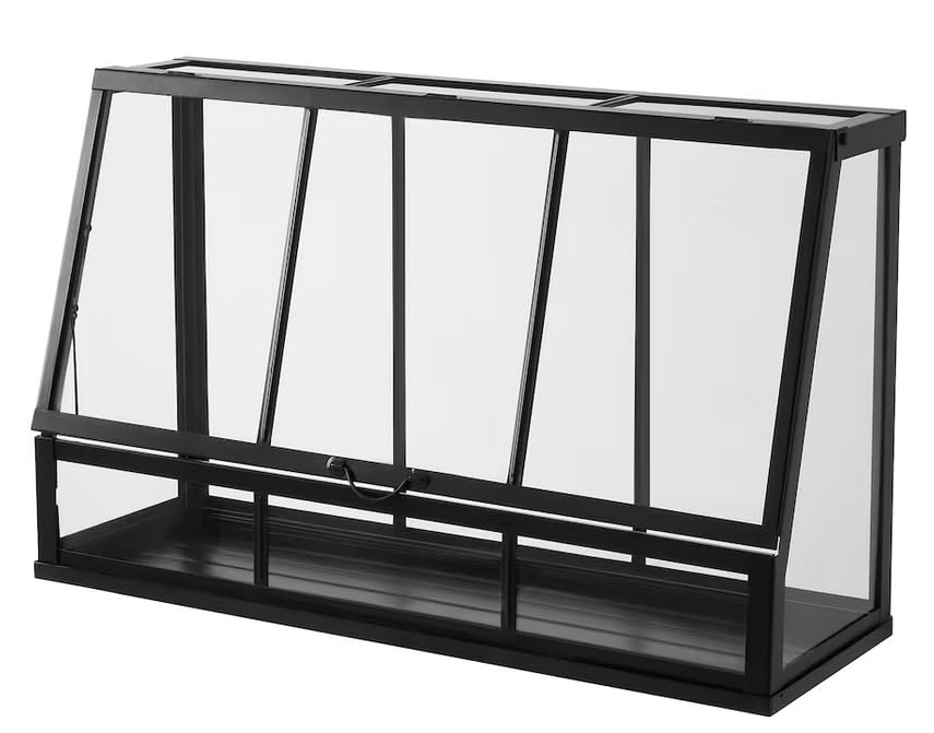 ÅKERBÄR AKERBÄR Gewächshaus Anzucht Pflanzen Saat, drinnen/draußen/anthrazit, 65 cm XL